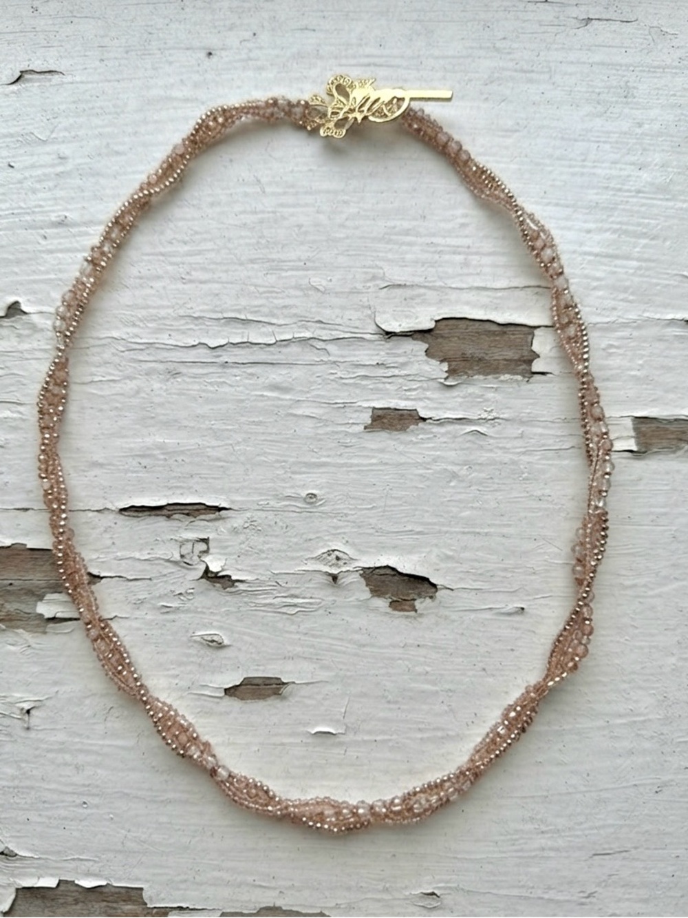 Gold Vermeil, Gold Filled & Brown Ombre Cubic Zirconia Twist Necklace